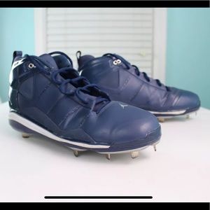 Jordan Nike Football Cleats Size 14, Blue